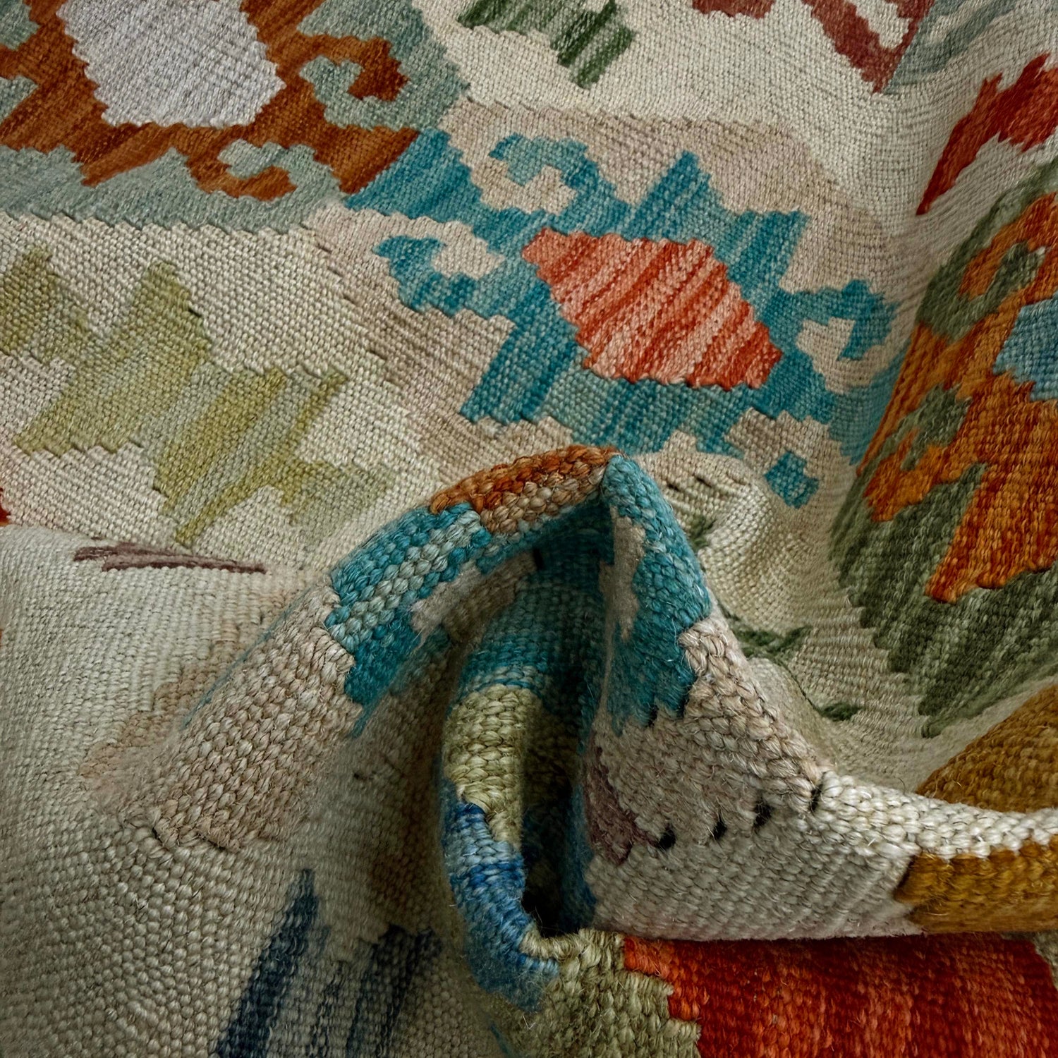 Long Kilim Runner 2' 7" x 9' 6" ft / 80 x 290 cm - No. R38654