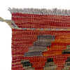 Multi Color ful Flat-Weave Wool Kilim Runner 2' 0" x 5' 10" ft / 61 x 179 cm - No. R38657