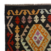 Multi Color ful Flat-Weave Wool Kilim Runner 2' 7" x 9' 10" ft / 79 x 300 cm - No. R38659