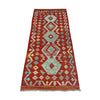 Handmade Vegetable Kelim Runner 2' 1" x 5' 2"  ft / 64 x 158 cm - No. R38660