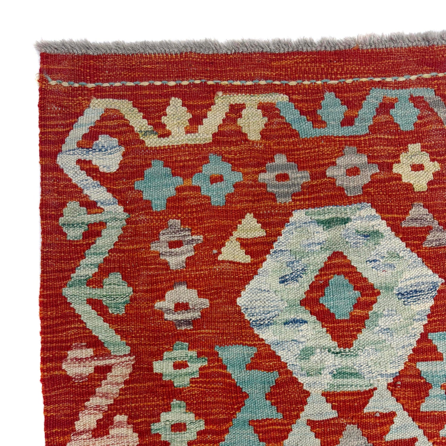 Handmade Vegetable Kelim Runner 2' 1" x 5' 2"  ft / 64 x 158 cm - No. R38660