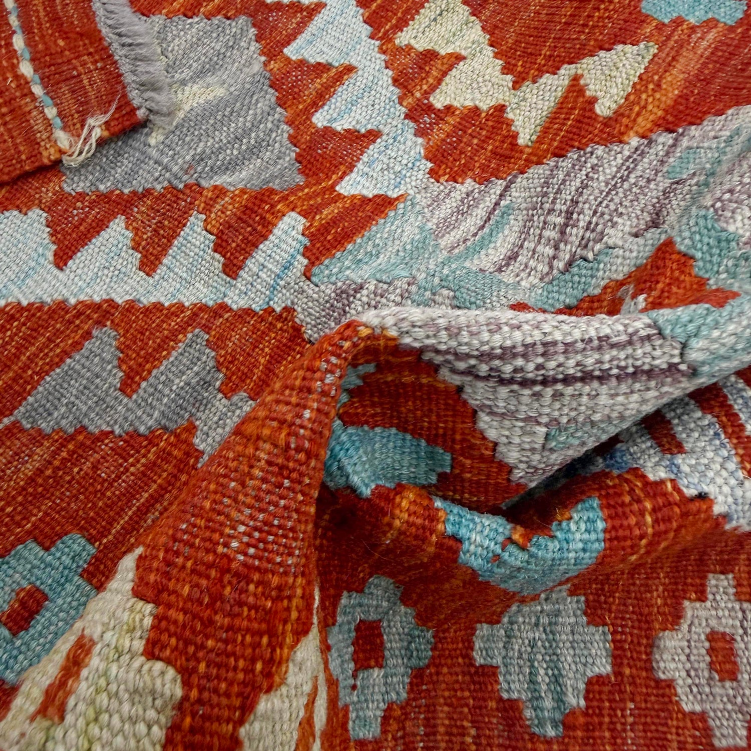 Handmade Vegetable Kelim Runner 2' 1" x 5' 2"  ft / 64 x 158 cm - No. R38660