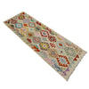 Handmade Turkish Design Wool Kilim Runner 2' 5" x 7' 1" ft / 73 x 217 cm - No. R38664