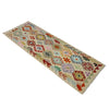 Handmade Turkish Design Wool Kilim Runner 2' 5" x 7' 1" ft / 73 x 217 cm - No. R38664