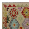 Handmade Turkish Design Wool Kilim Runner 2' 5" x 7' 1" ft / 73 x 217 cm - No. R38664