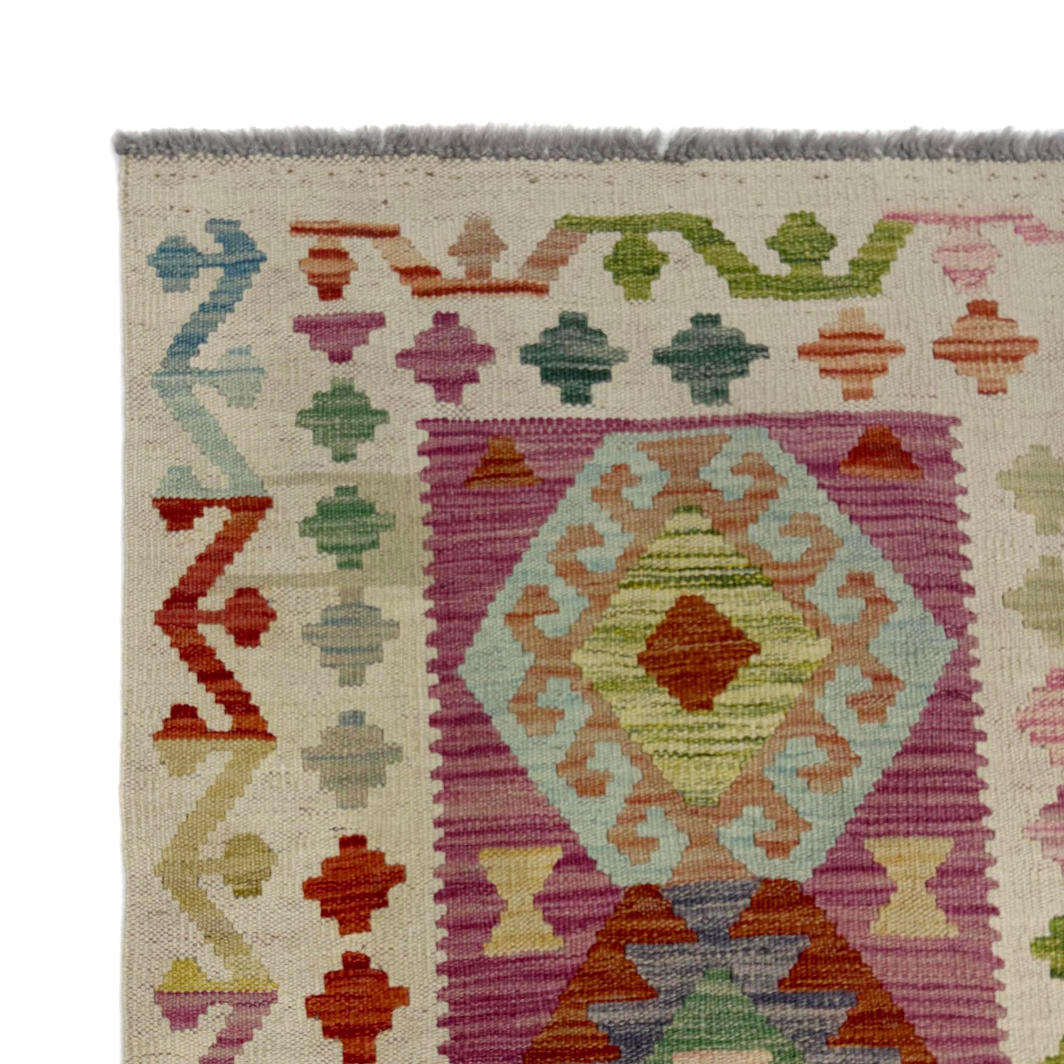 Short Chobi Kilim Runner 2' 5" x 5' 9" ft / 73 x 176 cm - No. R38665