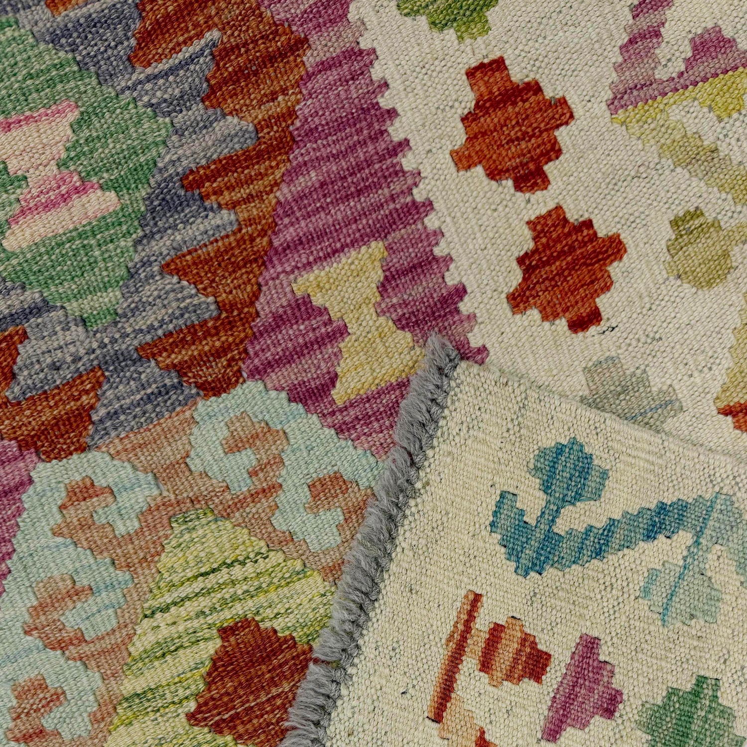 Short Chobi Kilim Runner 2' 5" x 5' 9" ft / 73 x 176 cm - No. R38665