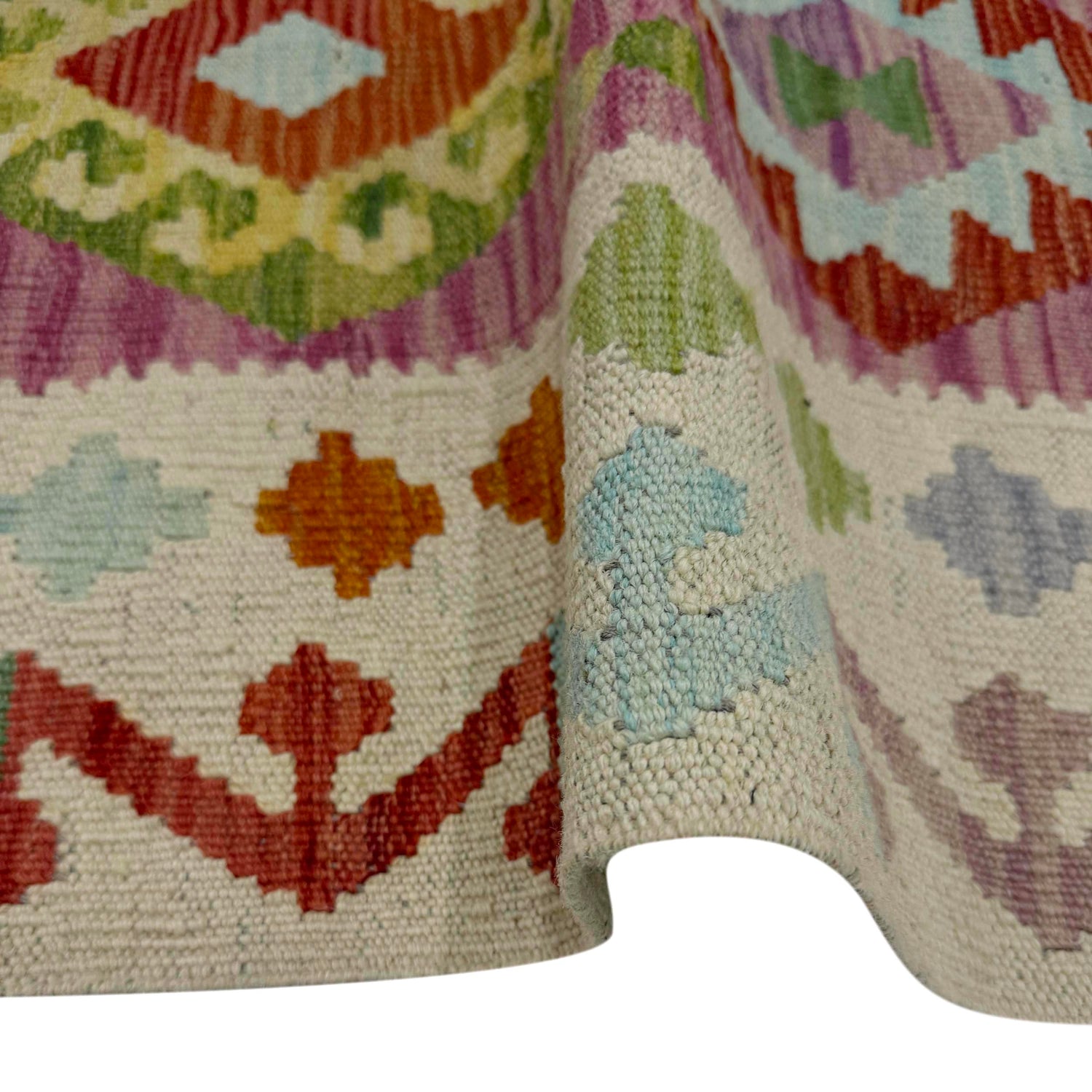 Short Chobi Kilim Runner 2' 5" x 5' 9" ft / 73 x 176 cm - No. R38665