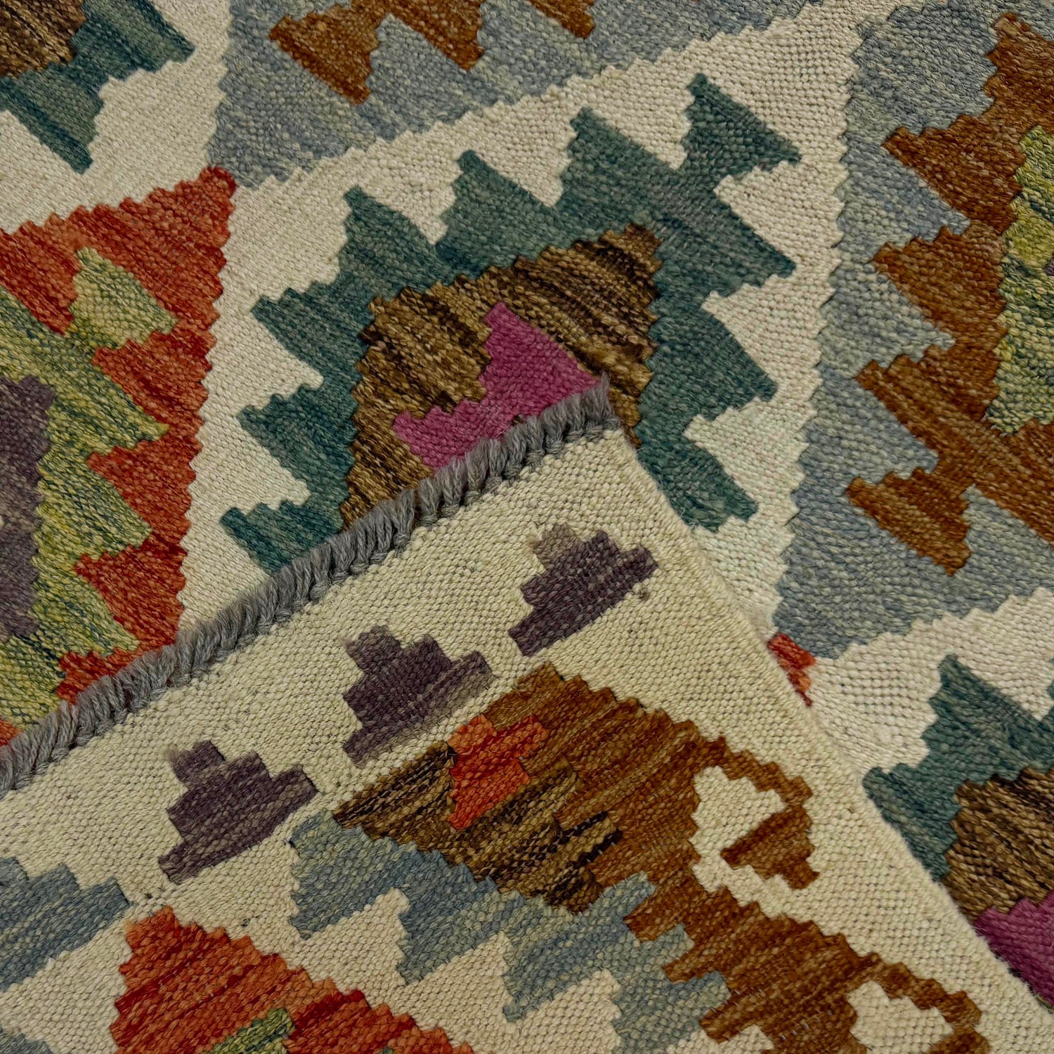 Handmade Vegetable Kelim Runner 2' 6" x 9' 10" ft / 75 x 300 cm - No. R38668