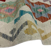 Hand Knotted Afghan Style Kilim Runner 2' 7" x 9' 6" ft / 80 x 290 cm - No. R38670