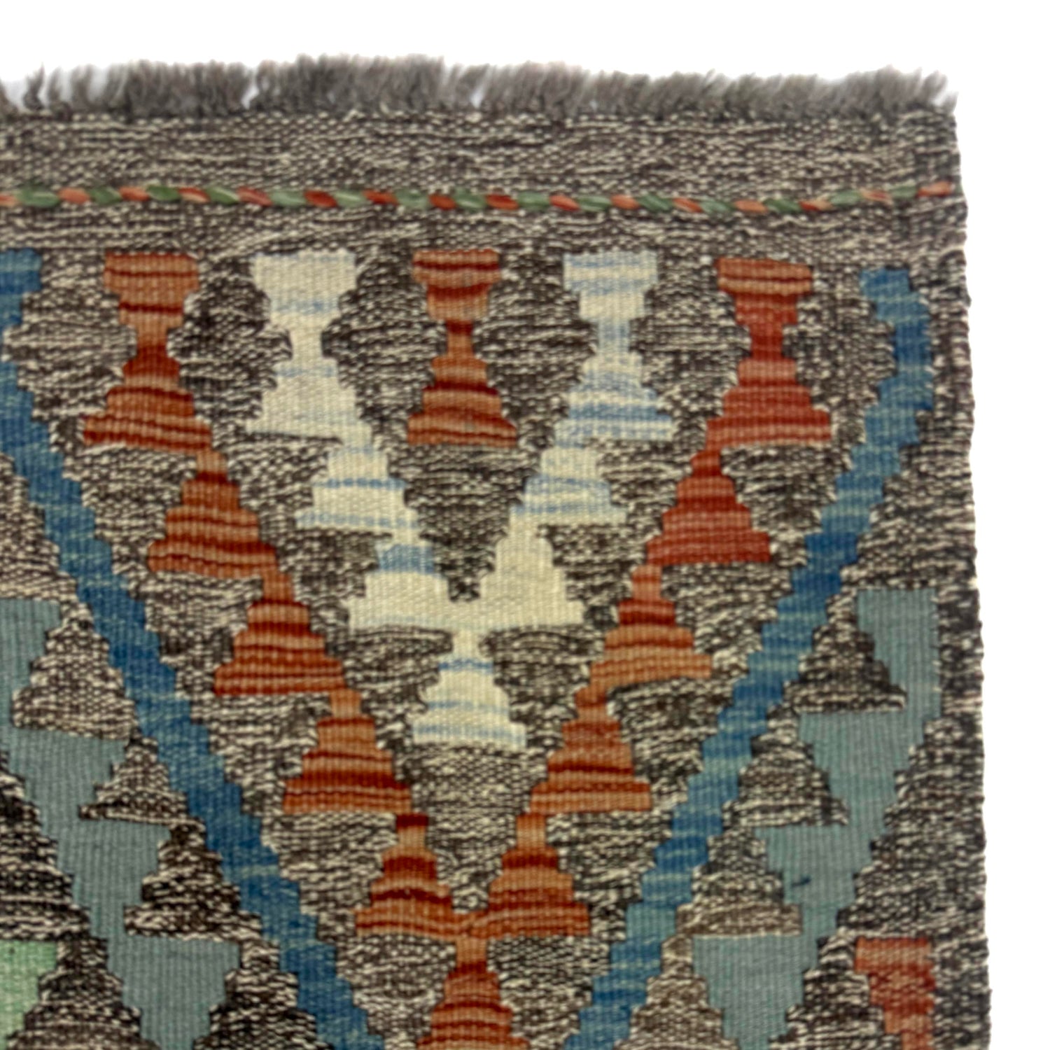Handmade Vegetable Kilim Runner 2' 9" x 13' 1" ft / 85 x 400 cm - No. R38673