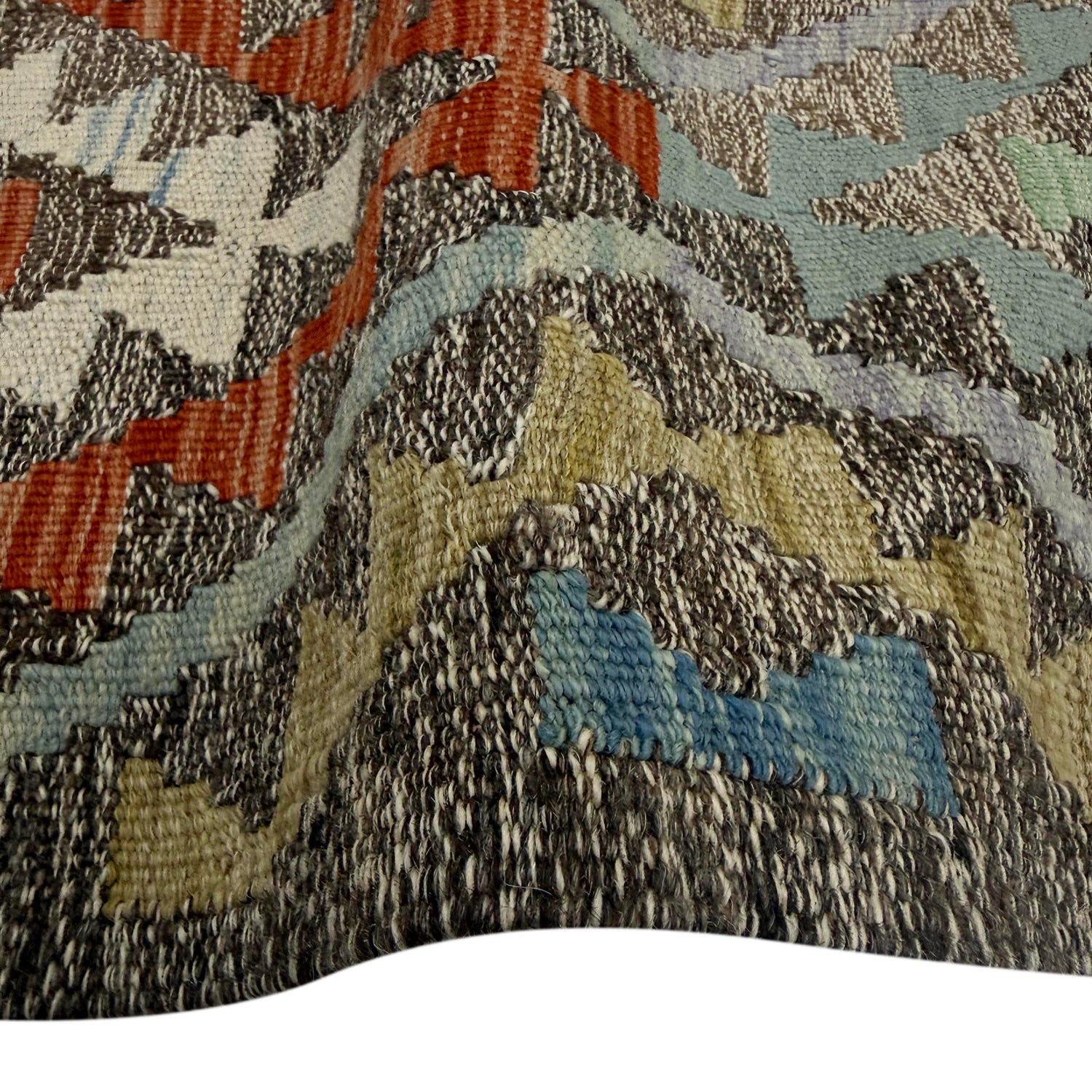 Handmade Vegetable Kilim Runner 2' 9" x 13' 1" ft / 85 x 400 cm - No. R38673