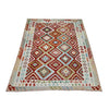 Multi Color ful Flat-Weave Wool Kilim 6' 9" x 9' 9" ft / 206 x 298 cm - No. R38674