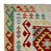 Multi Color ful Flat-Weave Wool Kilim 6' 9" x 9' 9" ft / 206 x 298 cm - No. R38674
