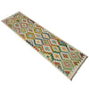 Hand Woven Wool Kelim Runner 2' 7" x 9' 11" ft / 78 x 301 cm - No. R38675
