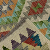 Hand Woven Wool Kelim Runner 2' 7" x 9' 11" ft / 78 x 301 cm - No. R38675