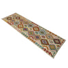 Hand Knotted Afghan Style Kilim Runner 2' 10" x 10' 6" ft / 87 x 320 cm - No. R38677