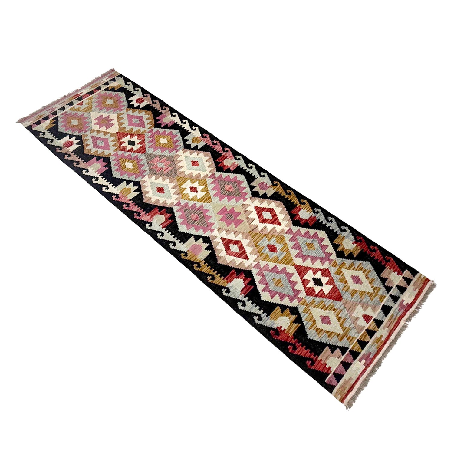 Long Chobi Kilim Runner 2' 8" x 9' 5" ft / 82 x 286 cm - No. R38681