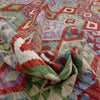 Handmade Turkish Design Wool Kilim 6' 11" x 9' 7" ft / 212 x 293 cm - No. R38683