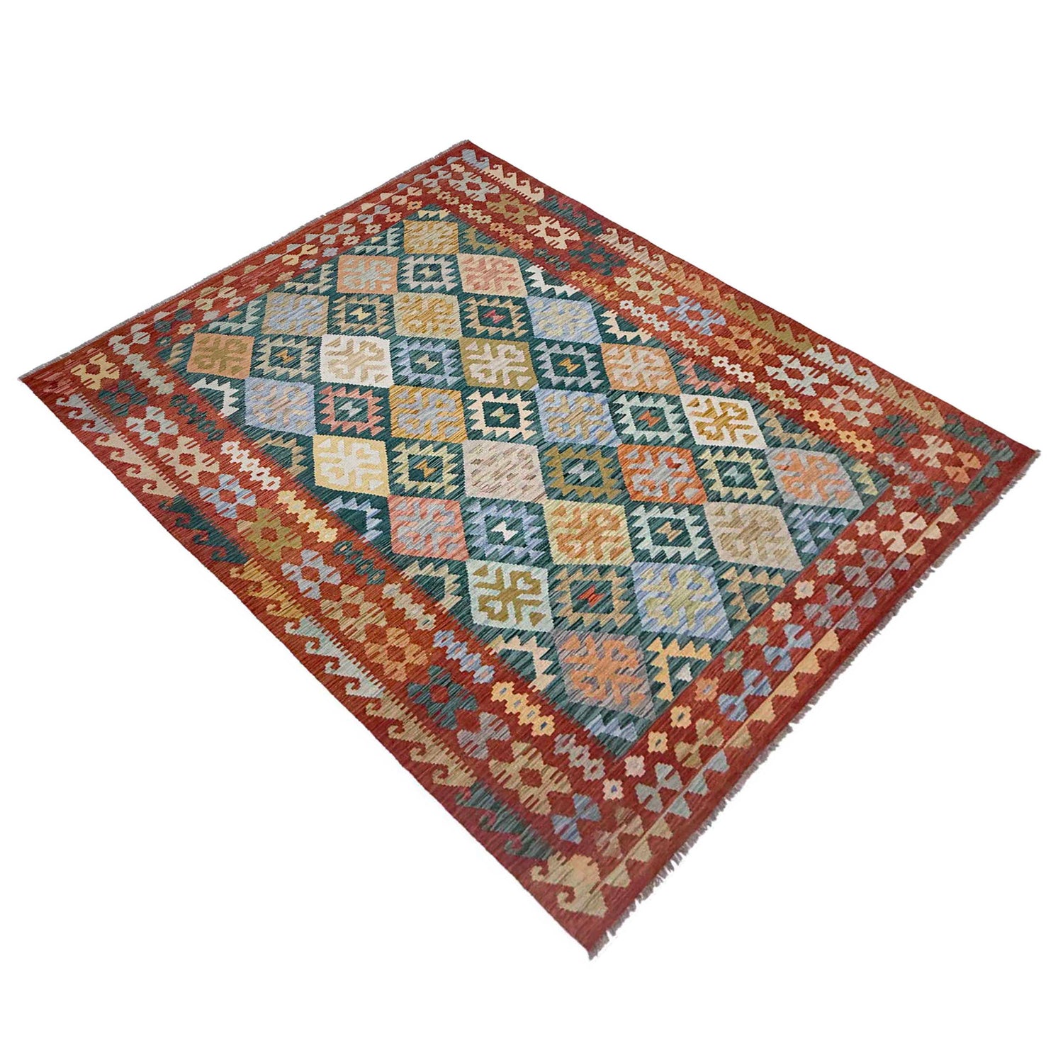 Medium Size Chobi Kilim 6' 8" x 9' 6" ft / 202 x 290 cm - No. R38684