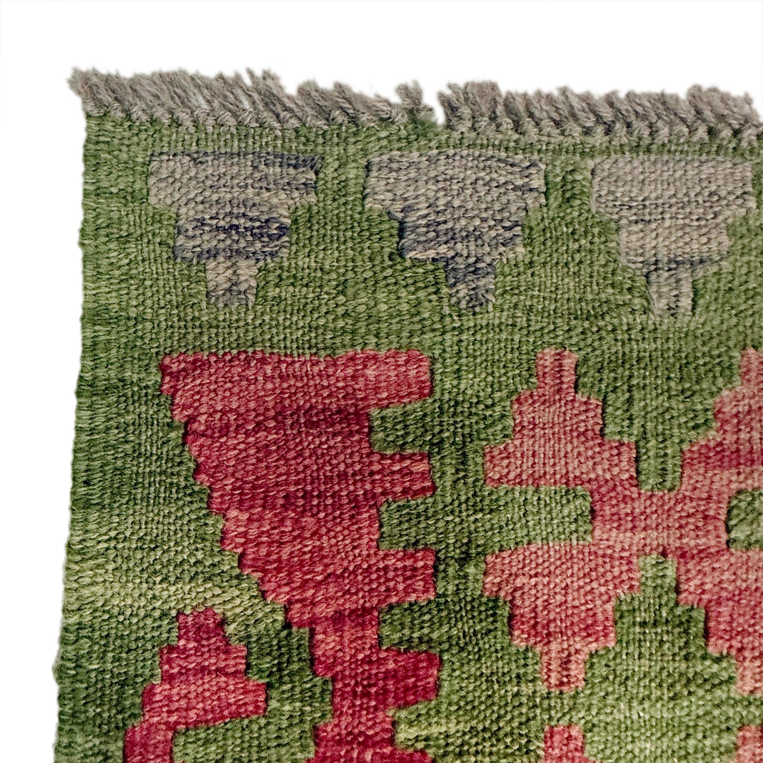 Hand Knotted Flatweave Kilim 6' 7" x 9' 9" ft / 201 x 296 cm - No. R38685