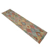 Handmade Vegetable Kelim Runner 3' 0" x 13' 0" ft / 92 x 395 cm - No. R38687