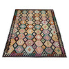 Hand Knotted Afghan Style Kilim 6' 7" x 9' 11" ft / 200 x 302 cm - No. R38691
