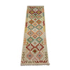 Handmade Afghan Vegetable Kilim Runner 2' 6" x 9' 9" ft / 76 x 298 cm - No. R38694
