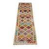 Hand Woven Wool Kelim Runner 2' 8" x 9' 5" ft / 82 x 287 cm - No. R38695