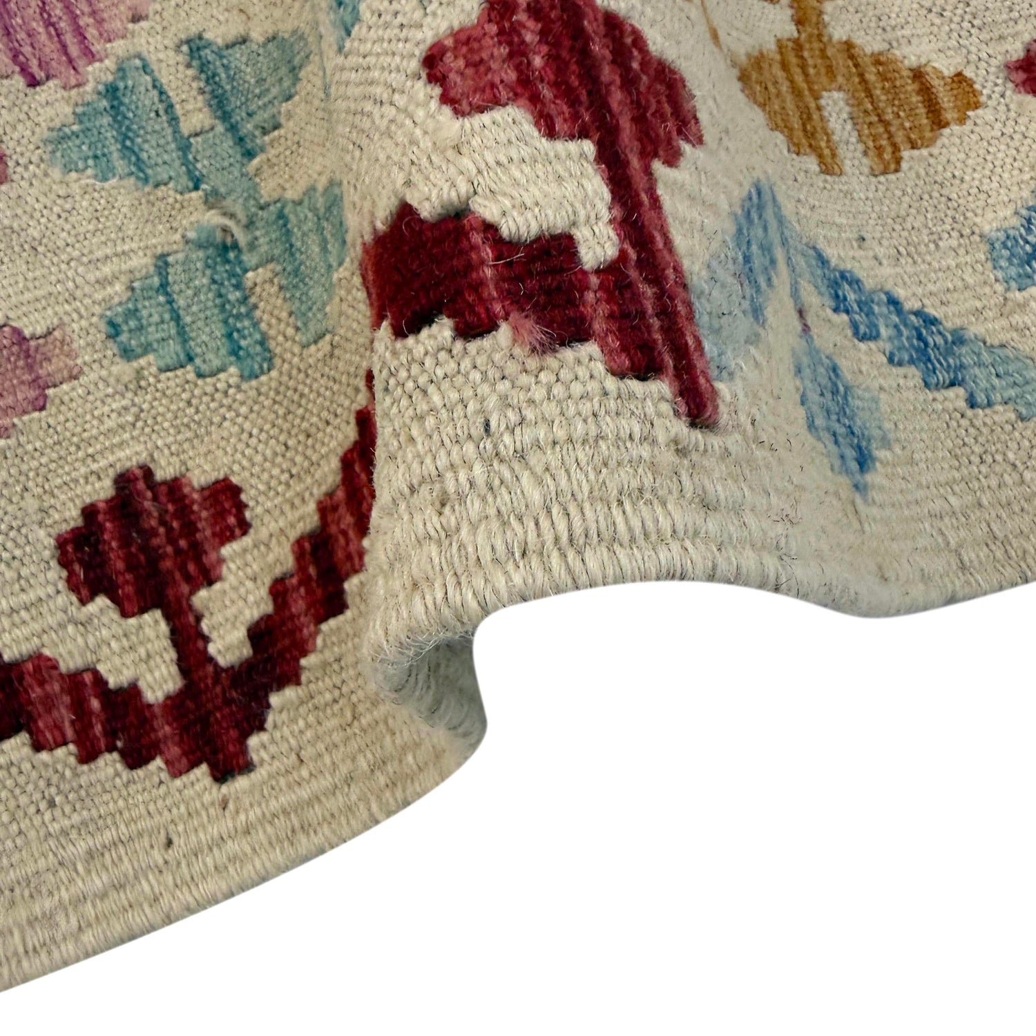 Handmade Afghan Vegetable Kilim Runner 2' 8" x 9' 9" ft / 81 x 297 cm - No. R38696
