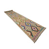 Hand Woven Wool Kelim Runner 2' 10" x 16' 2" ft / 86 x 493 cm - No. R38697