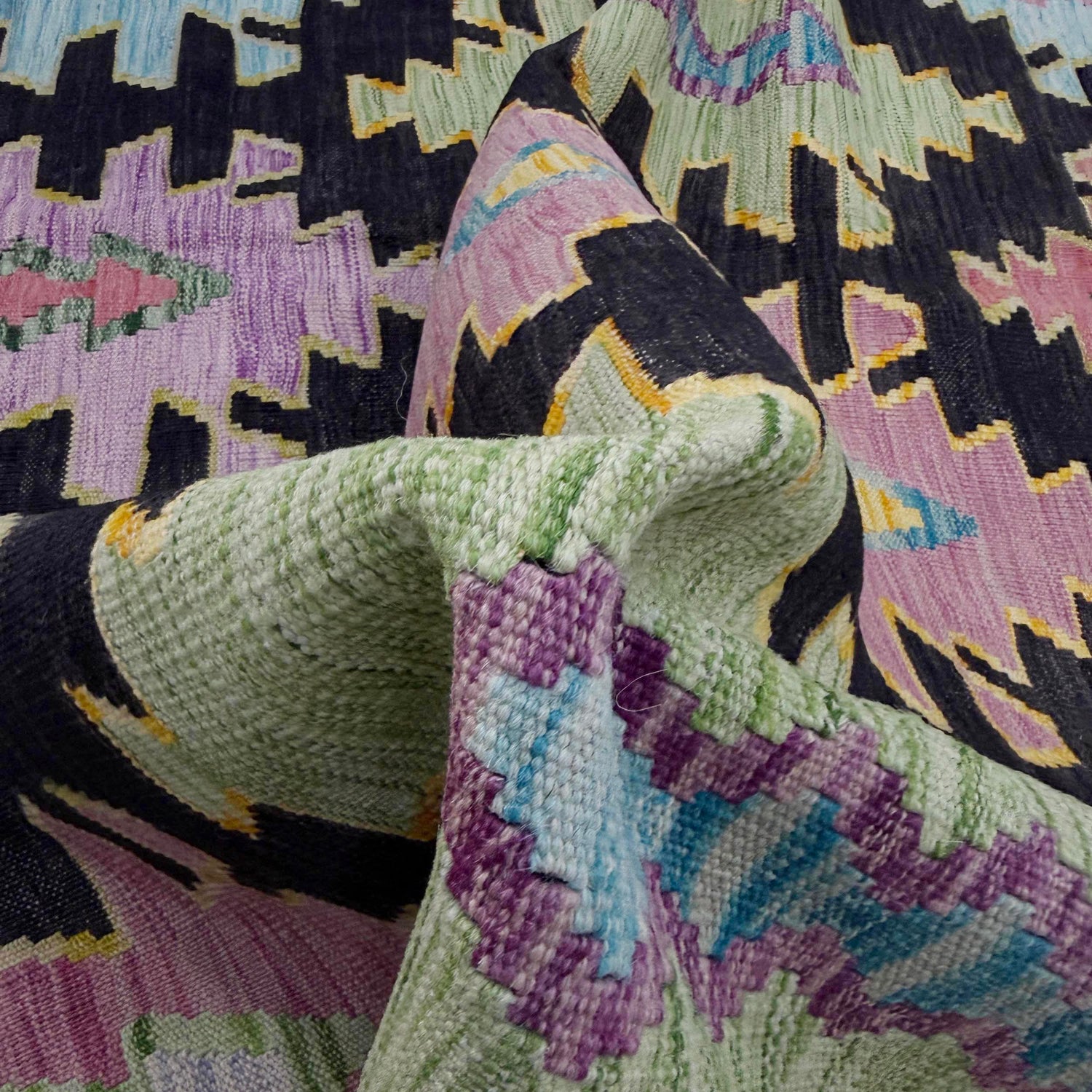 Medium Size Chobi Kilim 6' 8" x 9' 9" ft / 202 x 296 cm - No. R38699