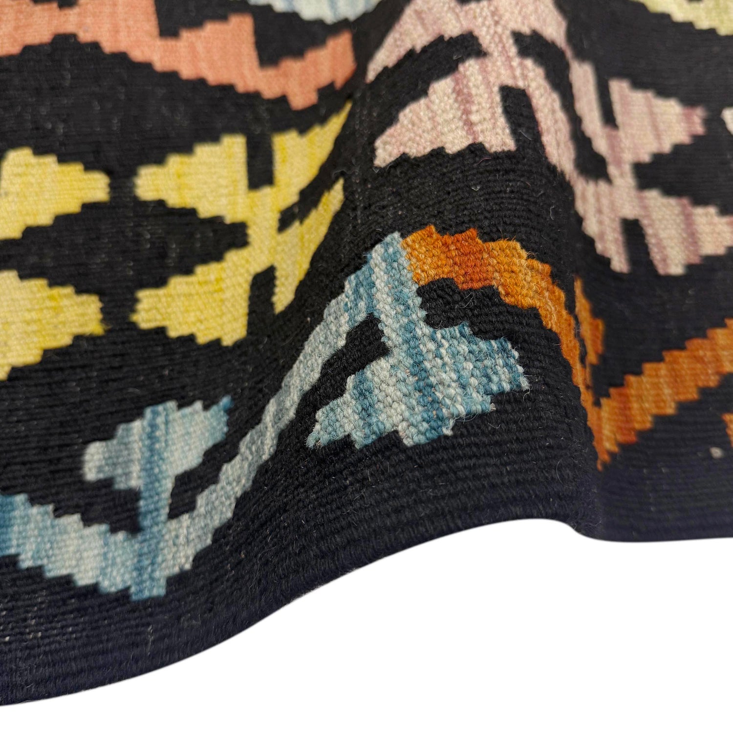 Hand Knotted Flatweave Kilim 6' 9" x 9' 9" ft / 205 x 297 cm - No. R38702