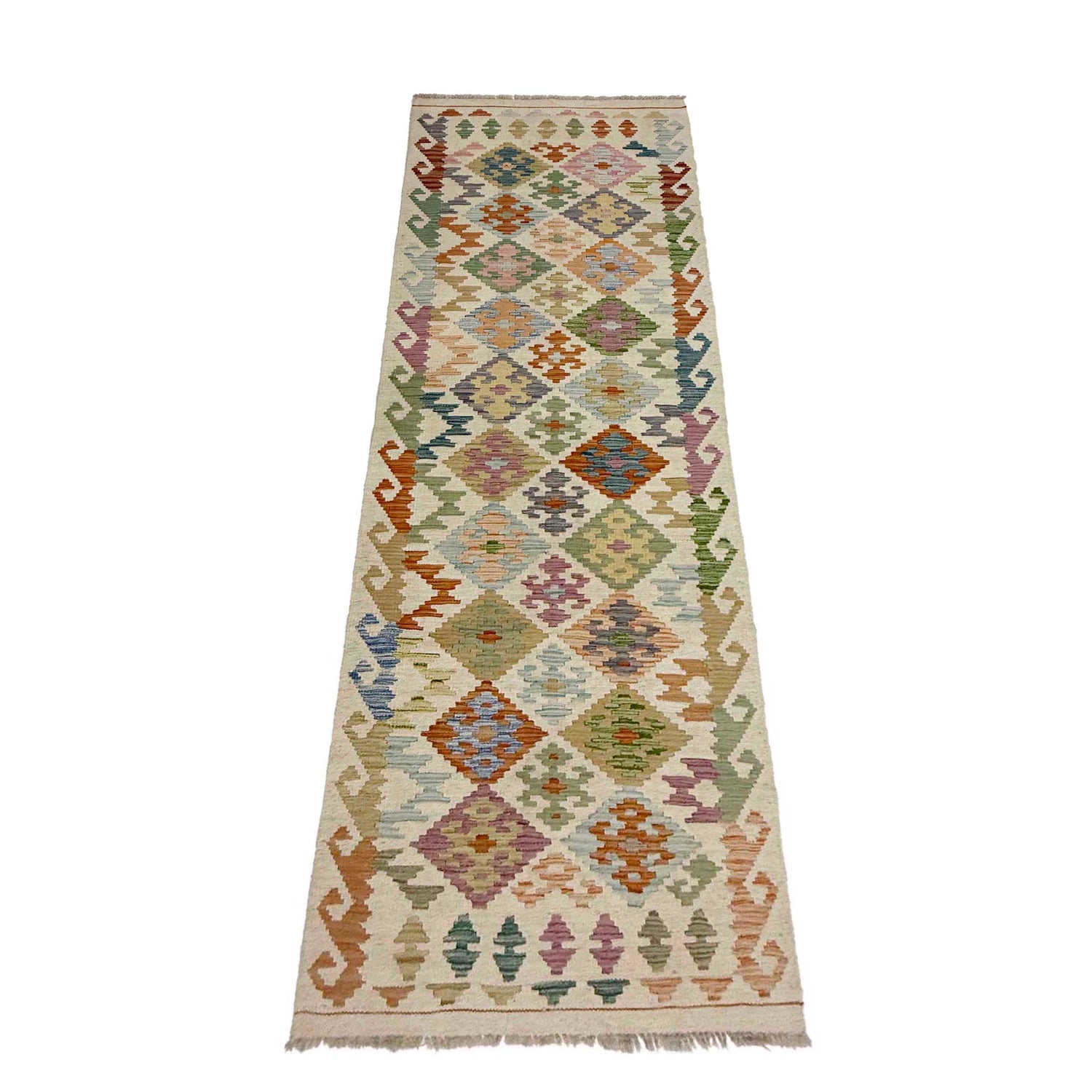 Long Chobi Kilim Runner 2' 10" x 9' 4" ft / 86 x 284 cm - No. R38704