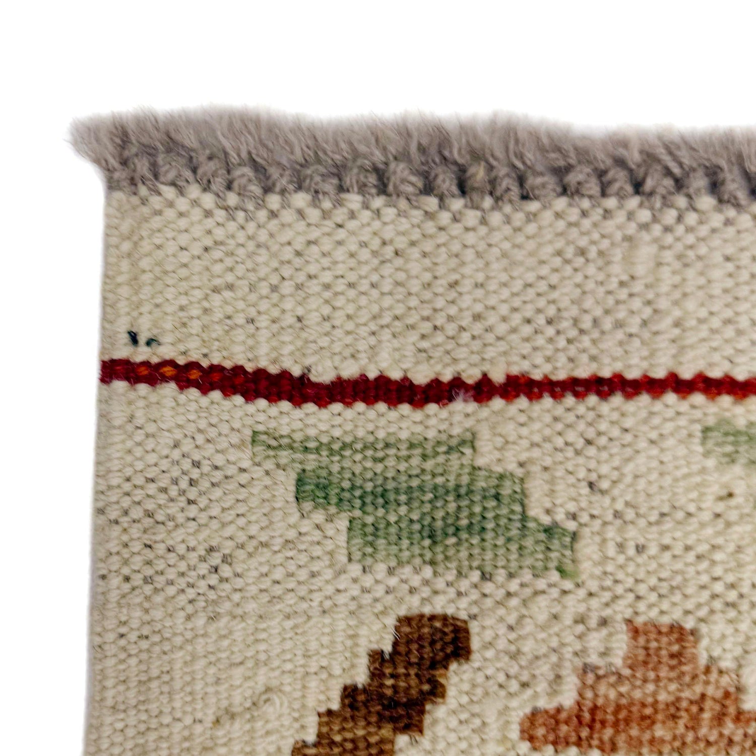 Hand Knotted Flatweave Kilim Runner 2' 10" x 9' 5" ft / 86 x 287 cm - No. R38705