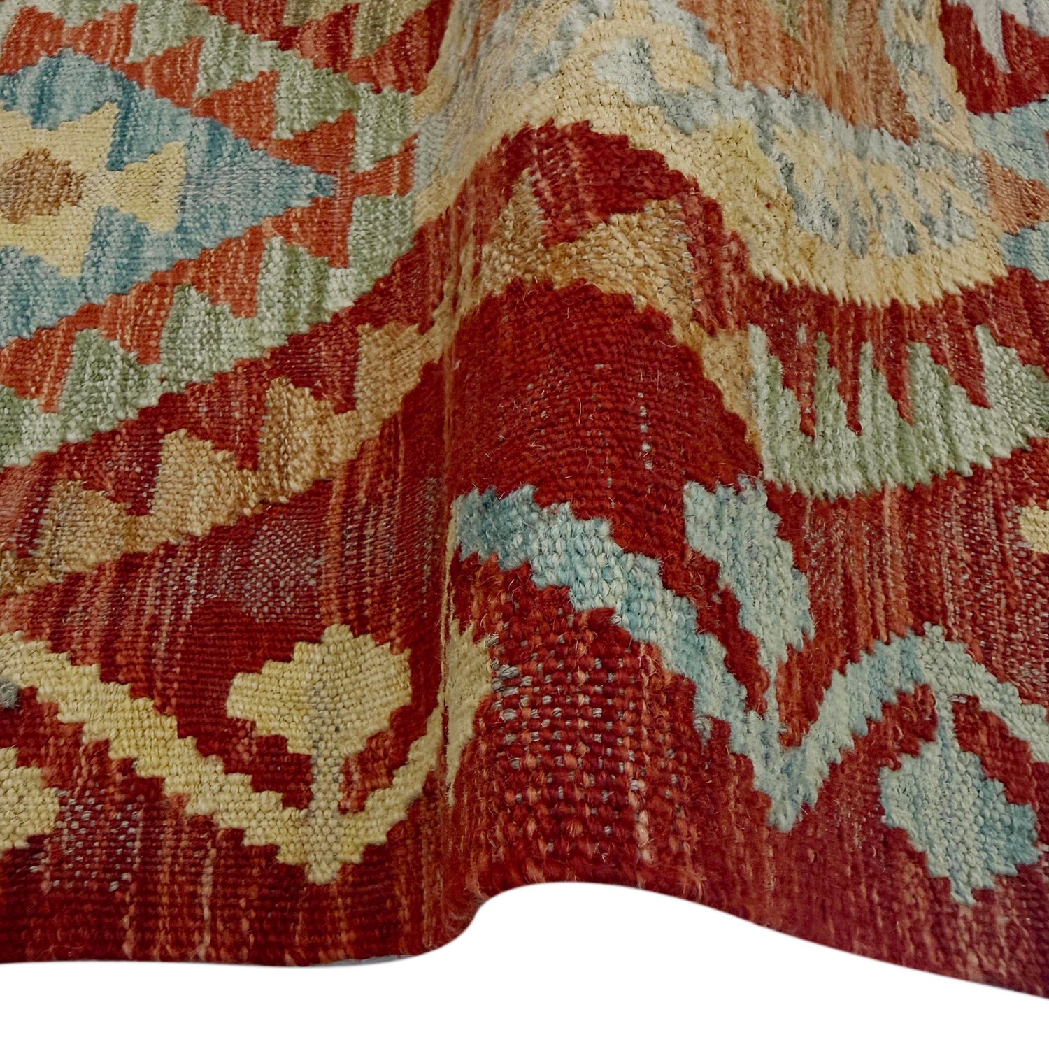 Hand Knotted Flatweave Kilim Runner 2' 9" x 9' 1" ft / 85 x 278 cm - No. R38708