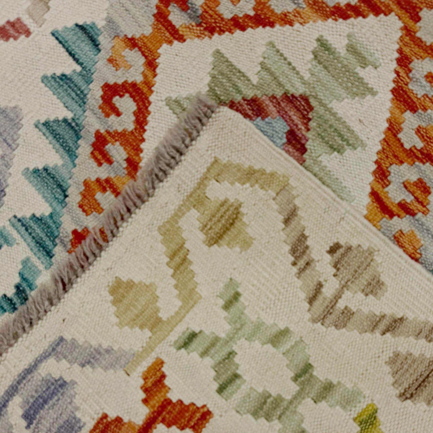 Handmade Afghan Vegetable Kilim Runner 2' 9" x 9' 8" ft / 84 x 295 cm - No. R38712