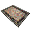 Multi Color ful Flat-Weave Wool Kilim 6' 11" x 9' 7" ft / 211 x 292 cm - No. R38713