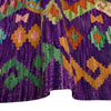 Hand Woven Wool Kelim Runner 2' 5" x 7' 10" ft / 73 x 238 cm - No. R38718