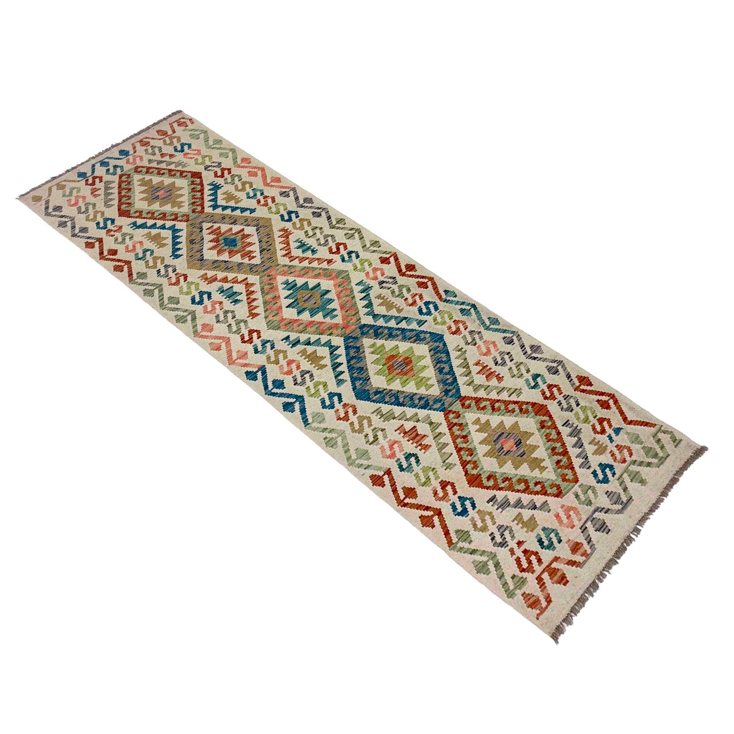 Long Kilim Runner 2' 9" x 9' 10" ft / 84 x 300 cm - No. R38719