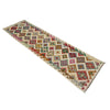 Handmade Afghan Vegetable Kilim Runner 2' 6" x 9' 6" ft / 77 x 290 cm - No. R38720