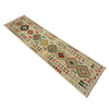 Multi Color ful Flat-Weave Wool Kilim Runner 2' 7" x 9' 11" ft / 78 x 301 cm - No. R38721
