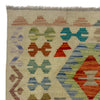 Multi Color ful Flat-Weave Wool Kilim Runner 2' 7" x 9' 11" ft / 78 x 301 cm - No. R38721
