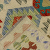 Multi Color ful Flat-Weave Wool Kilim Runner 2' 7" x 9' 11" ft / 78 x 301 cm - No. R38721
