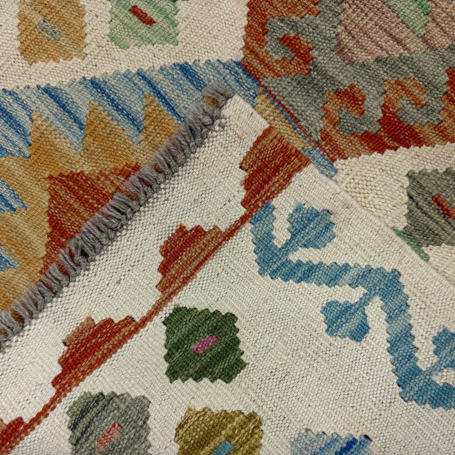 Handmade Vegetable Kilim Runner 2' 8" x 9' 9" ft / 81 x 298 cm - No. R38722