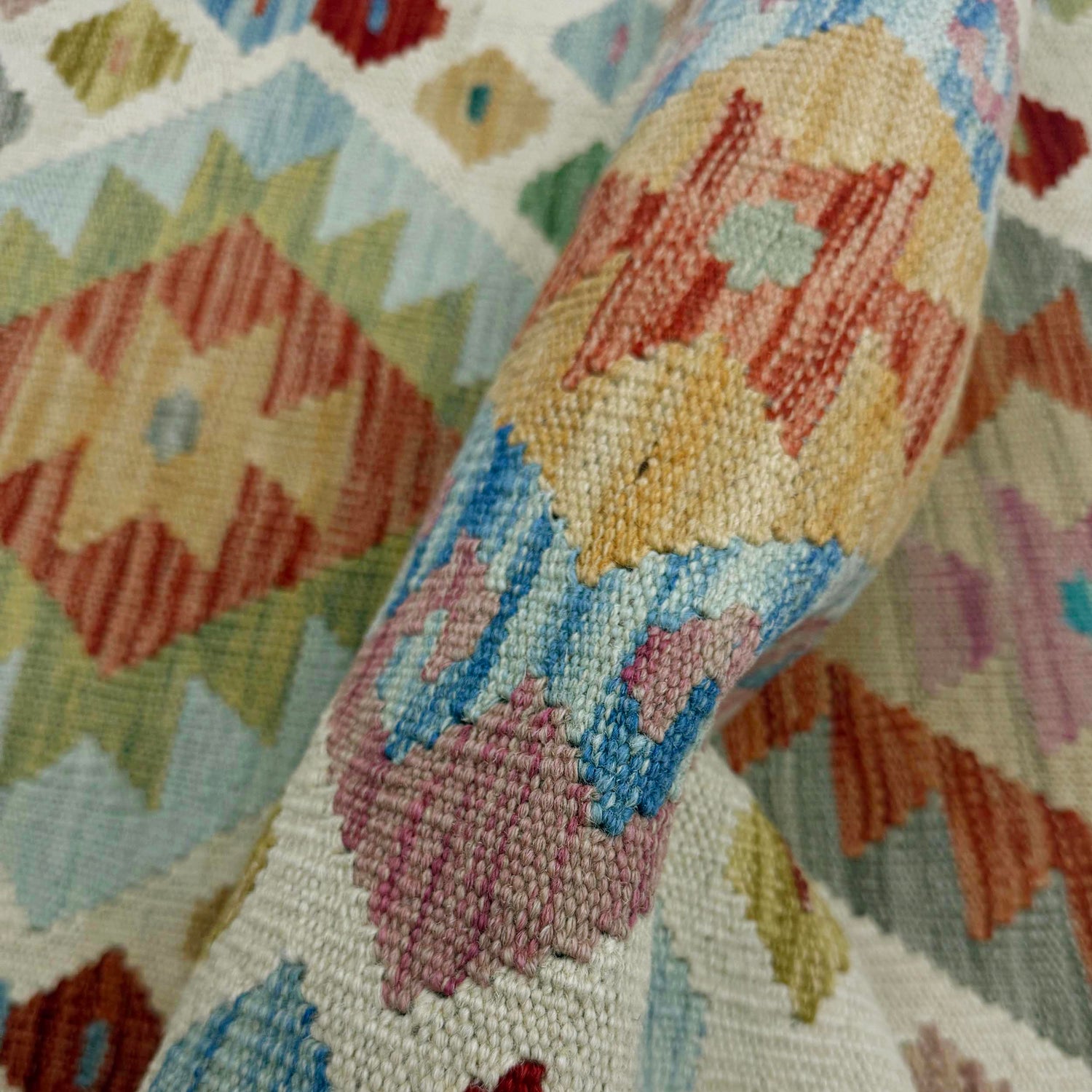 Handmade Vegetable Kilim Runner 2' 8" x 9' 9" ft / 81 x 298 cm - No. R38722