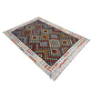 Hand Made Afghan Kilim 6' 4" x 9' 7" ft / 194 x 292 cm - No. R38725