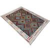 Hand Made Afghan Kilim 6' 4" x 9' 7" ft / 194 x 292 cm - No. R38725