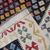 Hand Made Afghan Kilim 6' 4" x 9' 7" ft / 194 x 292 cm - No. R38725