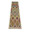 Hand Woven Wool Kelim Runner 2' 6" x 10' 1" ft / 76 x 308 cm - No. R38727